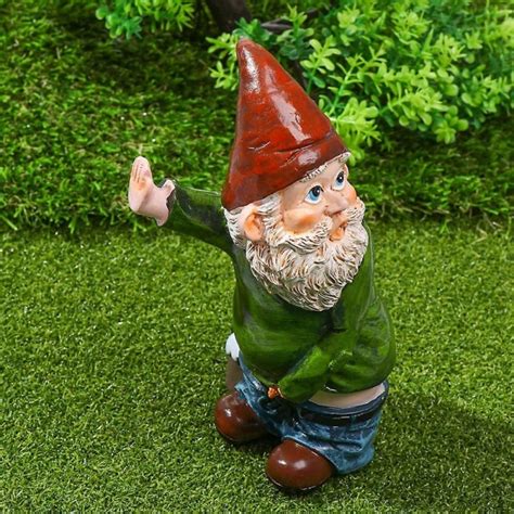 Havenisser statuer Frække nisser Sjove Gnomes Garden Fyndiq