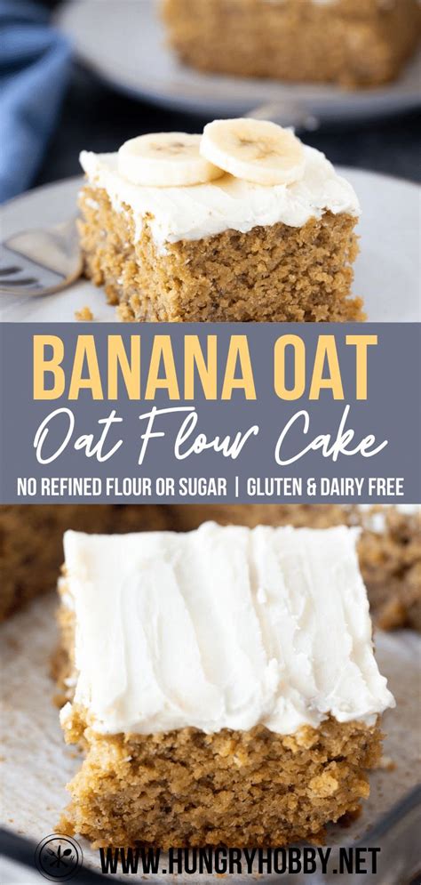 This Banana Oat Flour Cake Is A Fun Crossover Between A Traditional