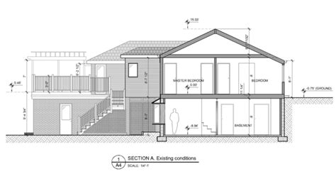 understanding section drawings  key element  architectural desing