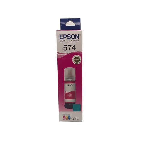 Refil De Tinta Original Epson T Magenta M Ml Para Ecotank L