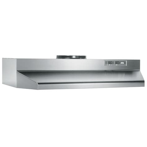 423004 Broan® 30 Inch Under Cabinet Range Hood Stainless Steel