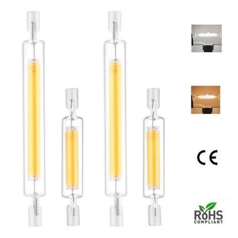 R7S 118mm 78mm LED Bulb COB 30W 20W 10W Halogen Tube Glas Ersetzen ...
