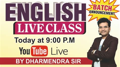 English Live Class Use Of Than Foundation Live Class By Dharmendra