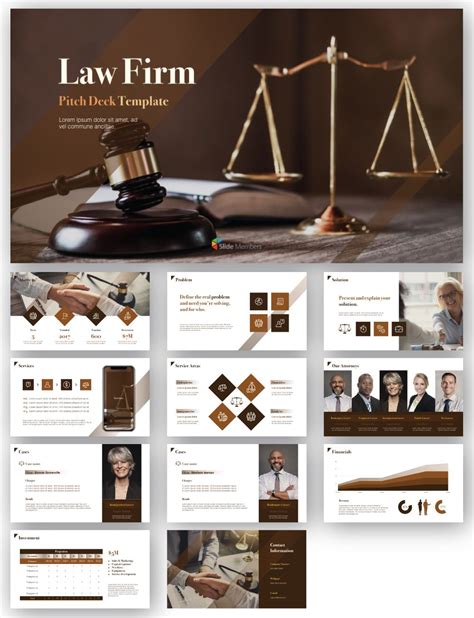 Law Firm Partner Pitch Deck Sample Powerpoint Slide Designs