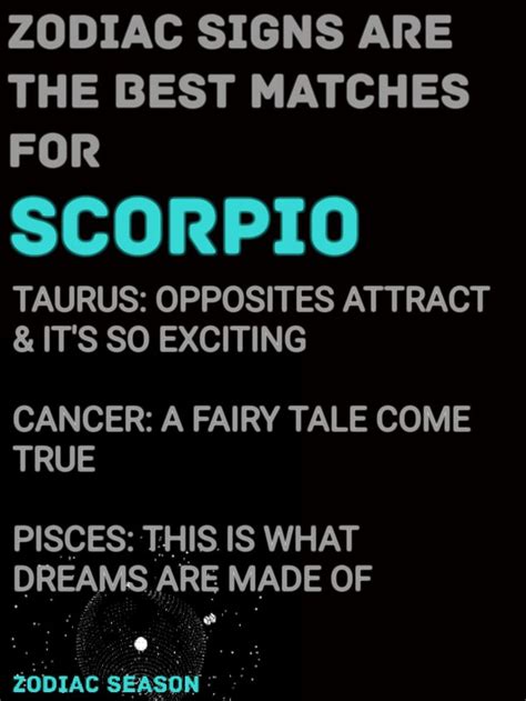 Scorpio Best Match Zodiacseason Best Match For Scorpio Scorpio