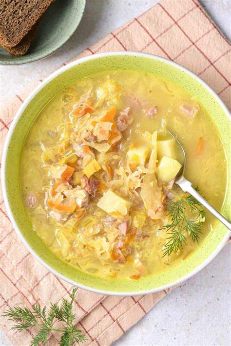 Kapustnyak Ukrainian Sauerkraut Soup Recipes From Europe