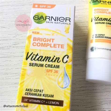 Jual Garnier Bright Complete Serum Cream Spf Vitamin C White Light