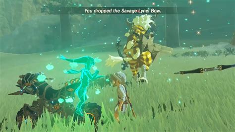 How To Kill A Gold Lynel While Riding The Master Cycle Zero Zelda