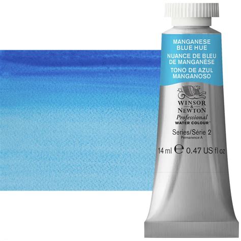 Winsor Newton Professional Watercolor Manganese Blue Hue 14ml Tube