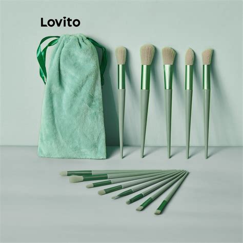 Lovito Pinceles De Maquillaje 13 Piezas Kit De Maquillaje Brocha Para