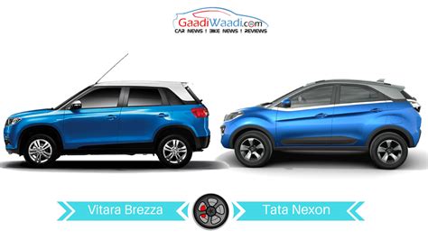 Tata Nexon Vs Maruti Suzuki Vitara Brezza Specs Comparison