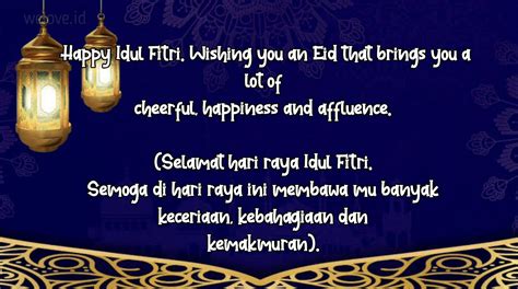 Ucapan Idul Fitri Dengan Bahasa Inggris 41 Ucapan Selamat Idul Fitri