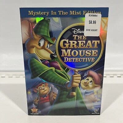 The Great Mouse Detective DVD New Sealed 1986 Disney Slipcover