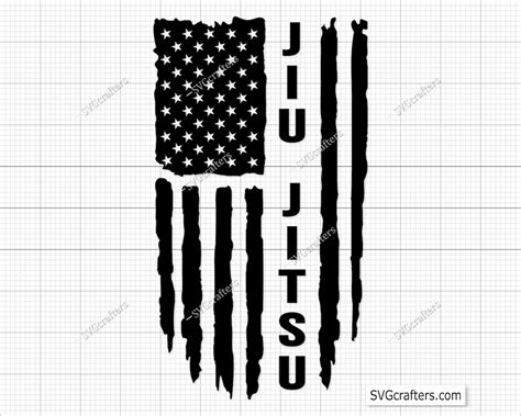 Jiu Jitsu Usa Flag Svg Png Jiu Jitsu Svg Jiujitsu Svg Martial Arts