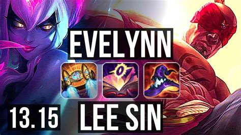 Evelynn Vs Lee Sin Jng Rank Eve Solo Kills Legendary