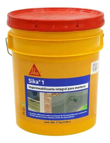 Balde Impermeabilizante P Argamassa E Concreto Sika 1 17 9 L