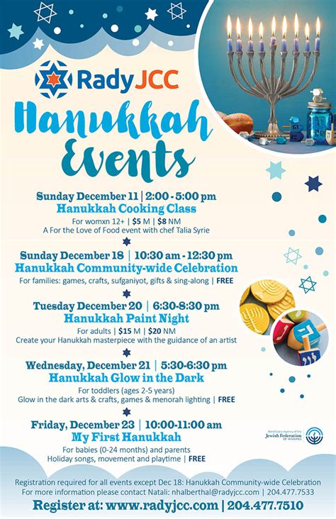 Hanukkah Events at the Rady! - Rady JCC Fitness Centre