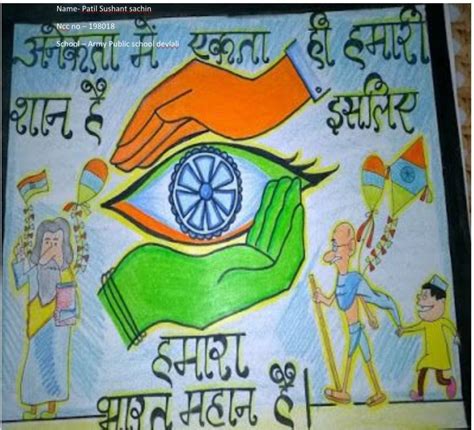 Poster Of 75th Independence Day India NCC