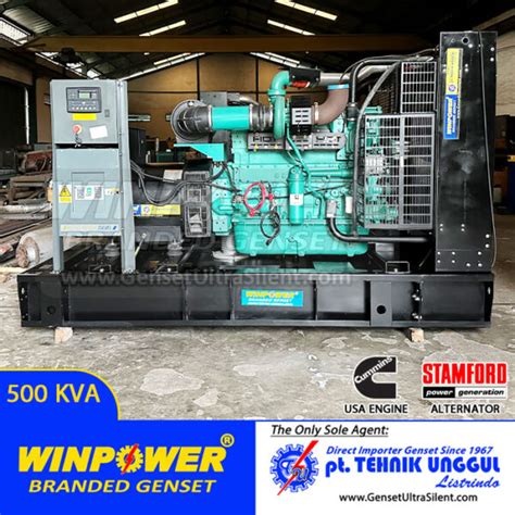 Jual Genset Cummins USA 500 KVA Stamford WP550CC By WINPOWER Jual