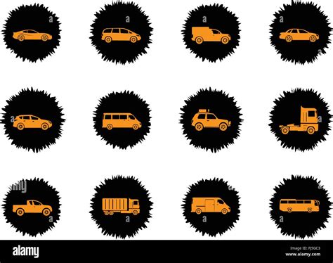 Vehicles Icon Set Stock Vector Image And Art Alamy
