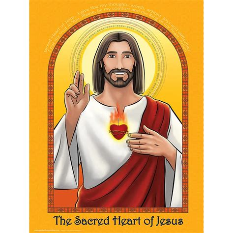 Sacred Heart Of Jesus Poster