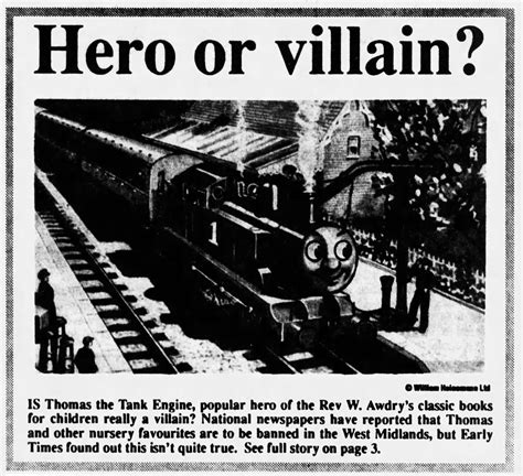 Thomas The Tank Engine Newspaper Archive On Twitter WHY NOT THOMASINA