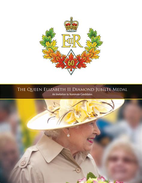 The Queen Elizabeth Ii Diamond Jubilee Medal An Invitation To Nominate