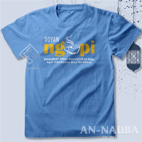 Jual Kaos Distro Kopi Tukang Ngopi BAJU DOYAN NGOPI Tshirt Coffee