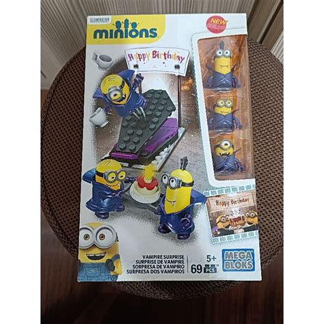 全新 老物 Mega Bloks Minions 小小兵 神偷奶爸 美高積木 蝦皮購物