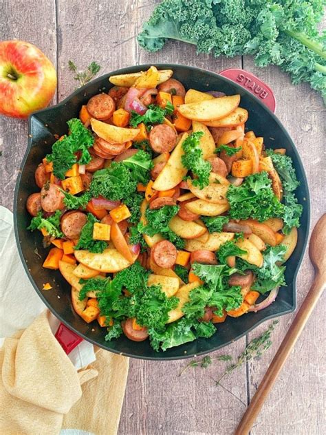 Chicken Apple Sausage Skillet The Oregon Dietitian