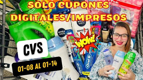 CVS SOLO CUPONES DIGITALES OFERTAS BUENISIMAS YouTube