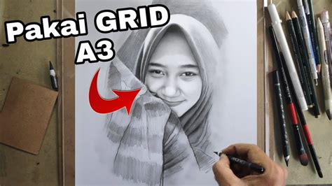 Menggambar Menggunakan Grid Ukuran A3 Youtube