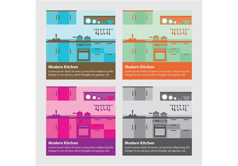 Modern Kitchen Vector Backgrounds 83149 Vector Art at Vecteezy