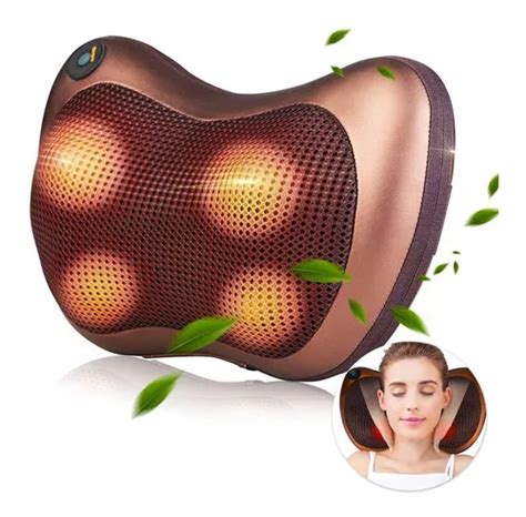 Masajeador El Ctrico Almohada Coj N Lumbar Cuello Piernas Cuotas Sin