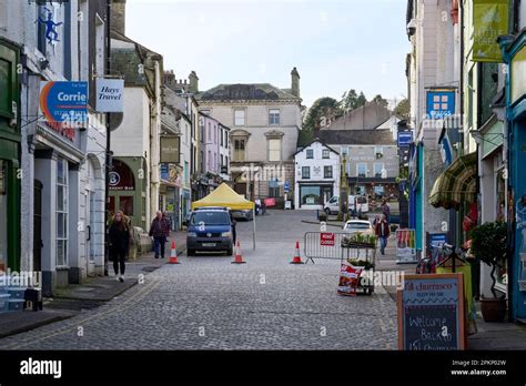 Ulverston Town Centre South Lake District Cumbria North West England