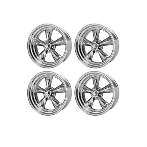 Chevy American Racing Torq Thrust Ii Wheel Set Polished Aluminum 15x7 And 15x8 Camaro Depot