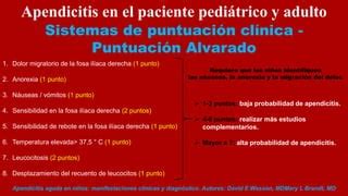 Apendicitis En El Paciente Pedi Trico Y Adulto Ppt