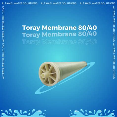 RO Membranes Toray Membrane 8040 Capacity 1000lph At Rs 31500 Piece