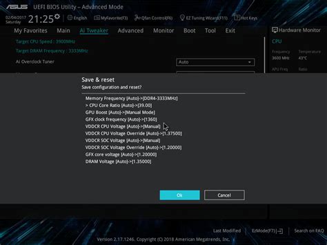 How To Overclock With Asus Uefi Bios Overclocking The Amd Ryzen Apus