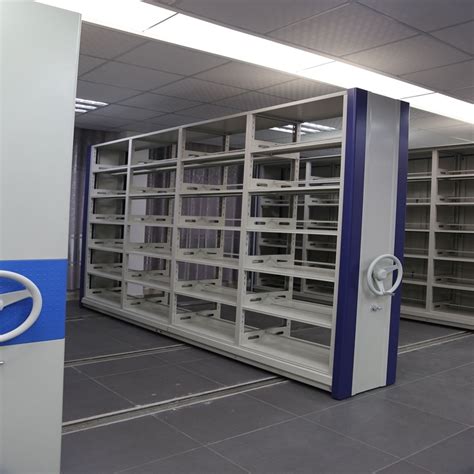 File Storage Knock Down Structure Metal Mobile Mass Shelf Mobile