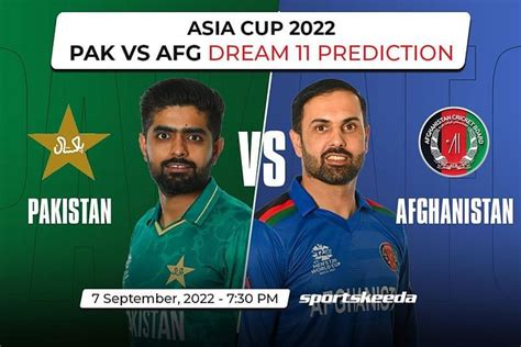 Pak Vs Afg Dream11 Prediction Fantasy Cricket Tips Todays Playing 11