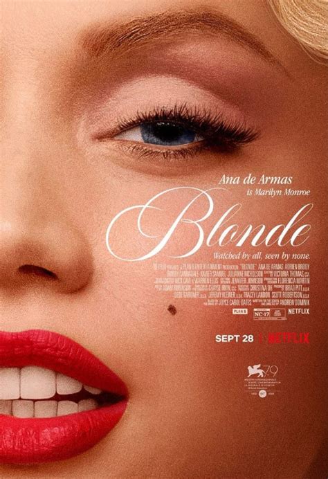 Blonde Como Marilyn Monroe Ana De Armas Dispara Para O Oscar