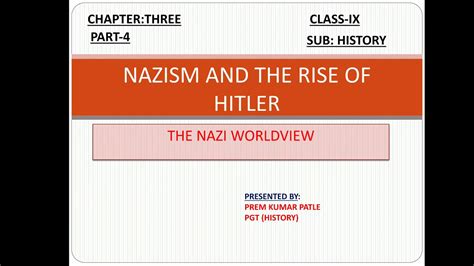 Nazizm And The Rise Of Hitler Part Youtube