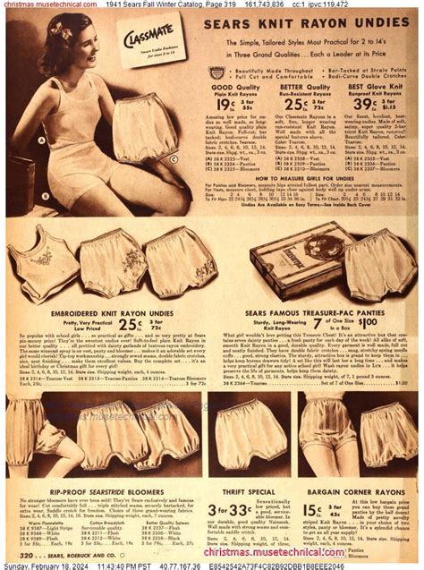 1941 Sears Fall Winter Catalog Page 319 Catalogs And Wishbooks