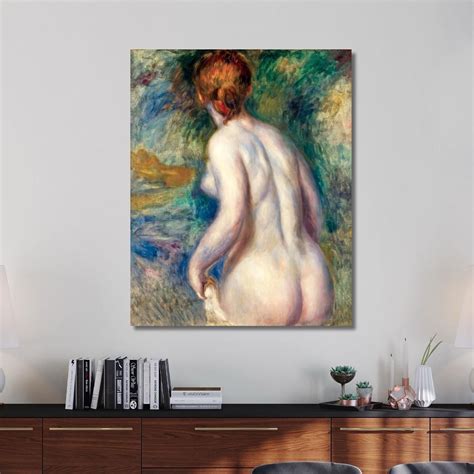Nude Seen From The Back Pierre Auguste Renoir Canvas Print