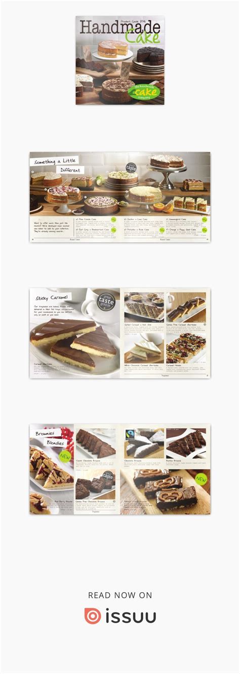 Handmade Cake 2016 Brochure Handmade Cake Brochure Magazine Layout