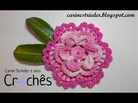 Rosa Do Deserto Em Croch Por Carine Maria Strieder Youtube