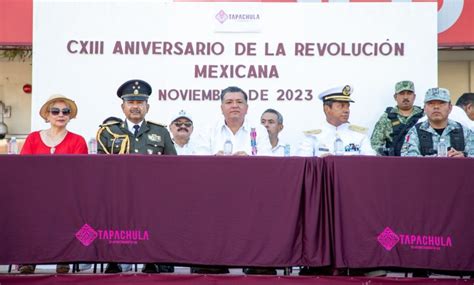 Ayuntamiento De Tapachula Conmemora Cxiii Aniversario Del Inicio De La