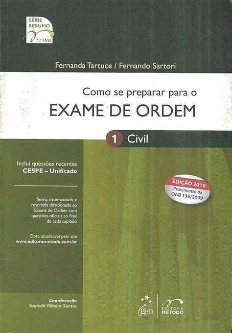 Como Se Preparar para o Exame de Ordem 1ª Fase Civil Fernanda