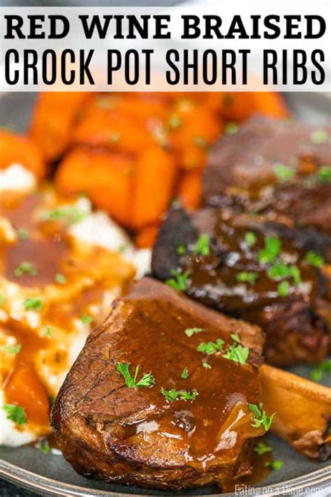 Crock Pot Braised Short Ribs Recipe Easy Slow Cooker Short Ribs